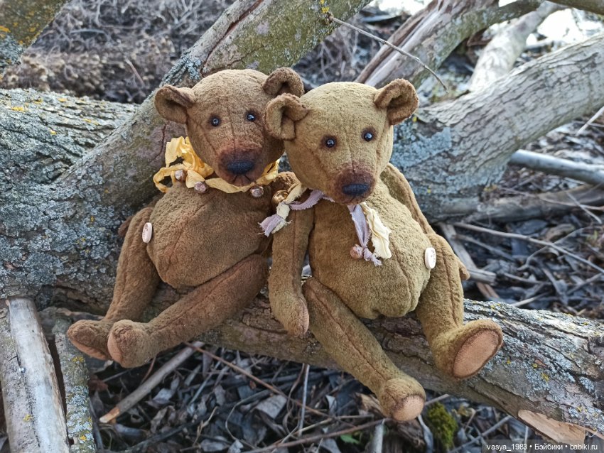 Три веселых друга — Авторские мишки Тедди и друзья: фото (фото 8)