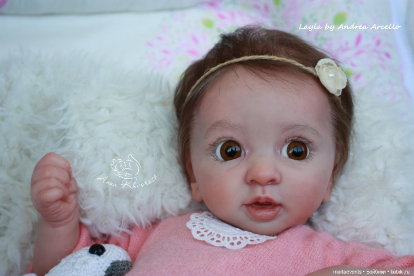Кукла реборн из молда Layla (Лэйла) (фото 7)