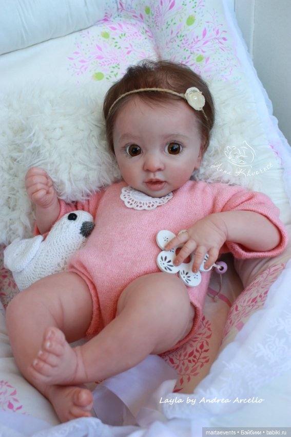 Кукла реборн из молда Layla (Лэйла) (фото 10)