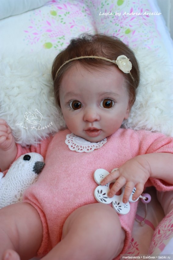 Кукла реборн из молда Layla (Лэйла) (фото 9)