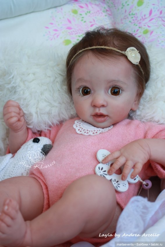 Кукла реборн из молда Layla (Лэйла) (фото 8)