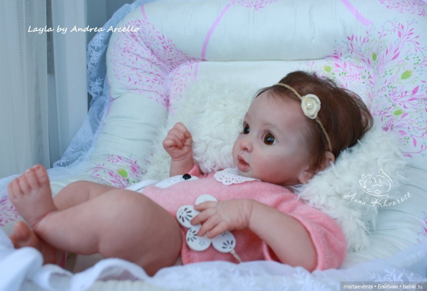 Кукла реборн из молда Layla (Лэйла) (фото 4)