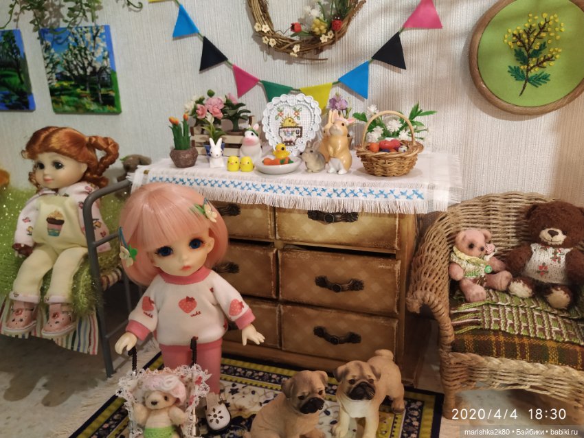 Мой весенний уголок — Домашние коллекции кукол: фото собраний