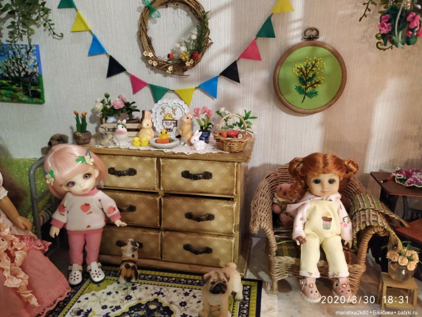 Мой весенний уголок — Домашние коллекции кукол: фото собраний (фото 7)