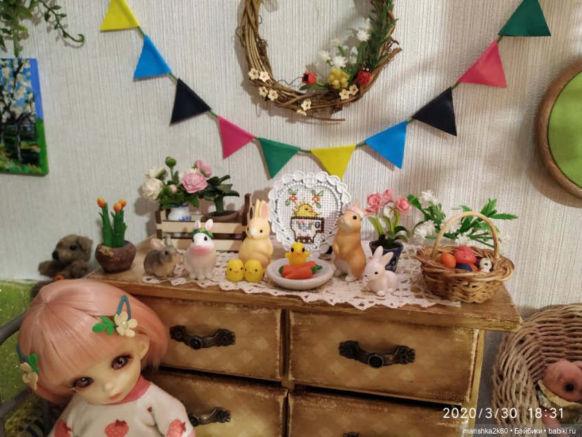 Мой весенний уголок — Домашние коллекции кукол: фото собраний (фото 9)
