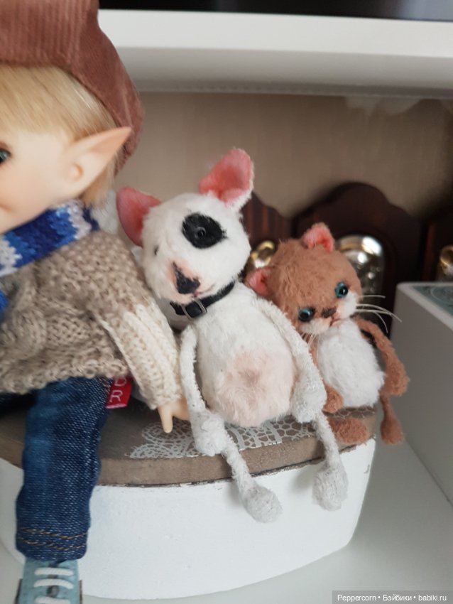 Буль и Мурь приехали — Авторские игрушки из разных материалов: синельная проволока (фото 2)