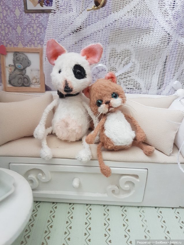 Буль и Мурь приехали — Авторские игрушки из разных материалов: синельная проволока (фото 6)