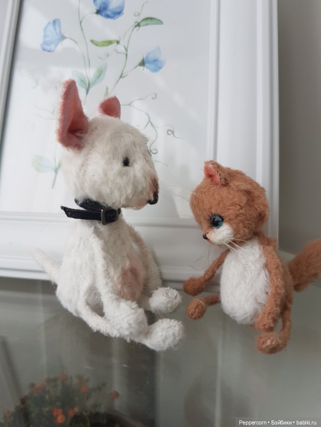 Буль и Мурь приехали — Авторские игрушки из разных материалов: синельная проволока (фото 7)