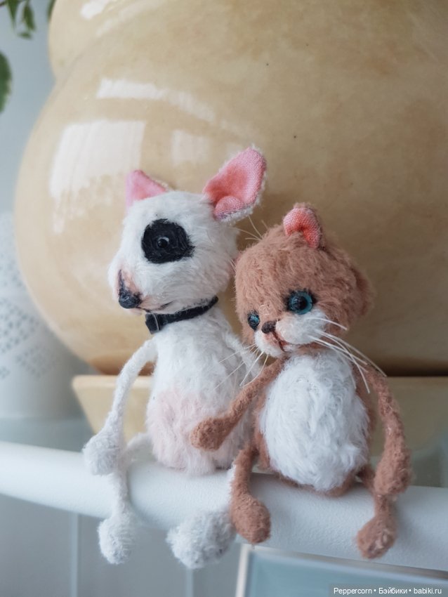 Буль и Мурь приехали — Авторские игрушки из разных материалов: синельная проволока (фото 8)