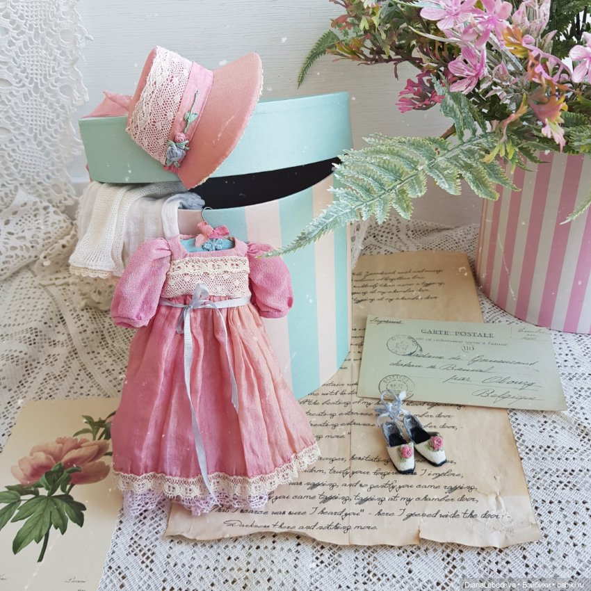 Николь - миниатюрная текстильная кукла (фото 4)