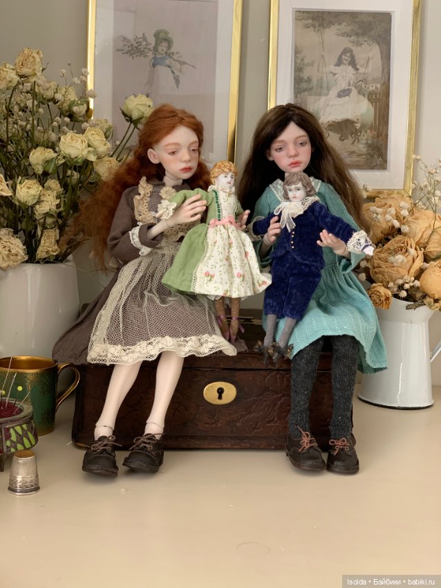 Играем в старину с Ptichka art dolls (фото 3)