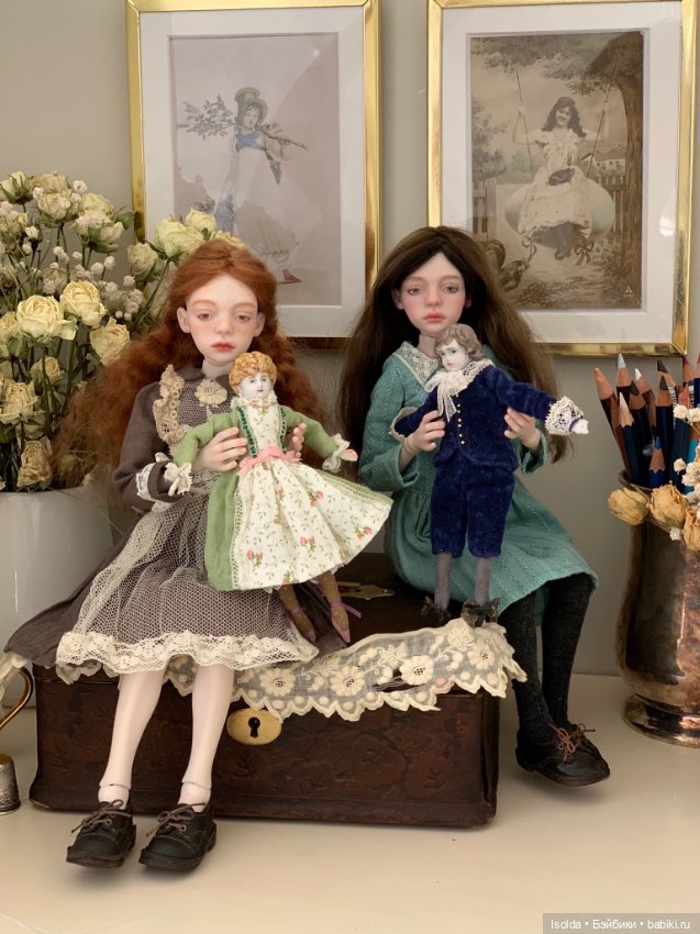 Играем в старину с Ptichka art dolls (фото 2)