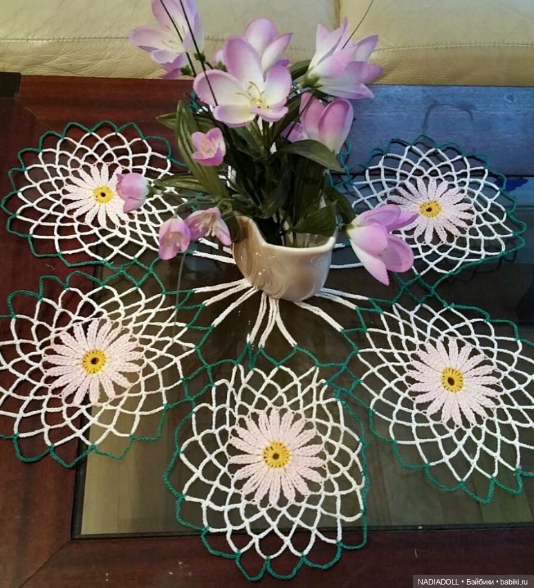 Салфетки крючком — Наши хобби и творчество: вышивка (фото 9)