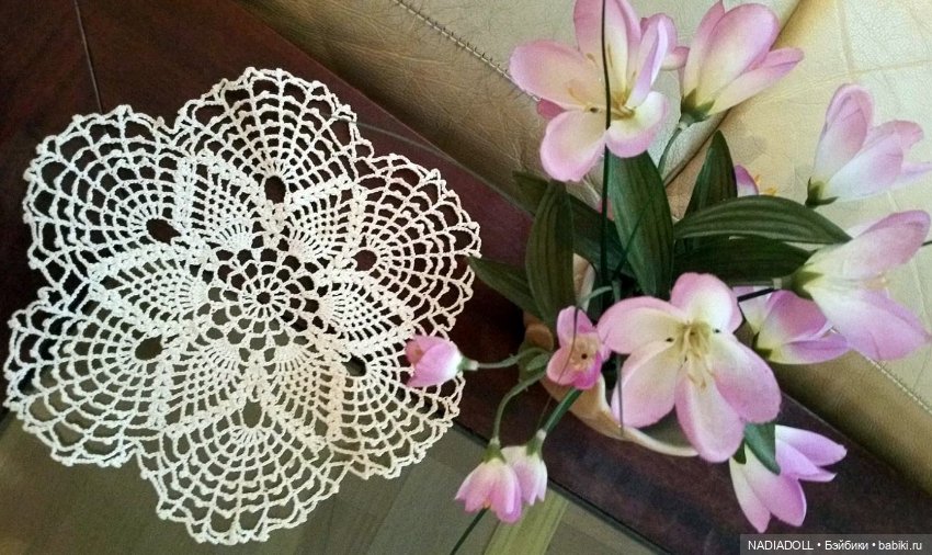Салфетки крючком — Наши хобби и творчество: вышивка