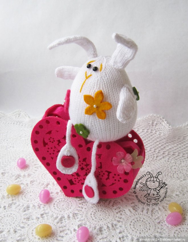 Улыбнитесь! Для поднятия настроения много пасхальных фото моих вязаных игрушек