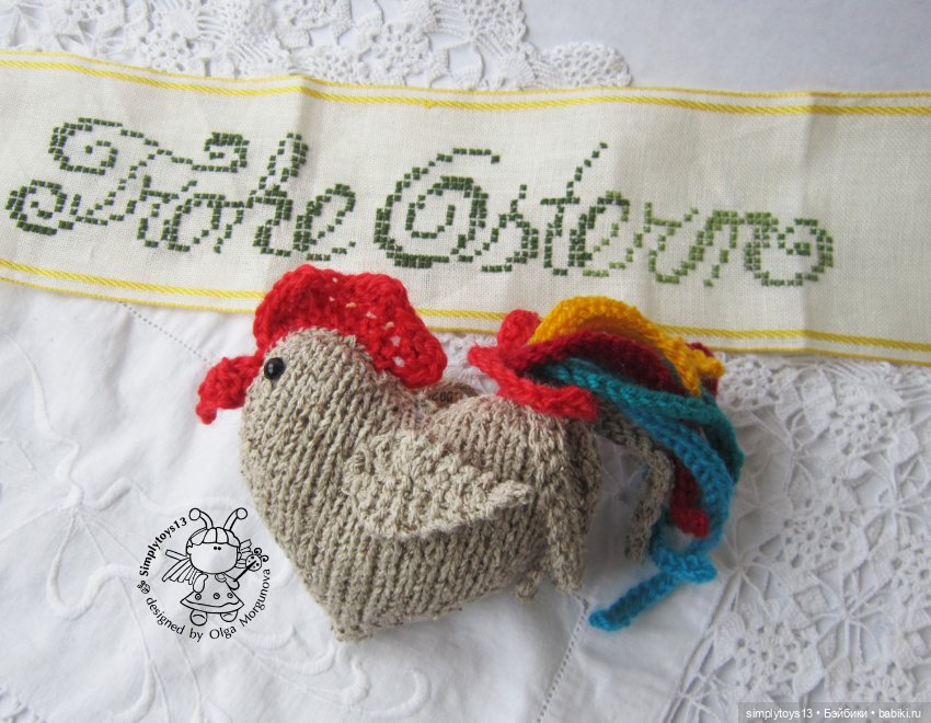 Улыбнитесь! Для поднятия настроения много пасхальных фото моих вязаных игрушек