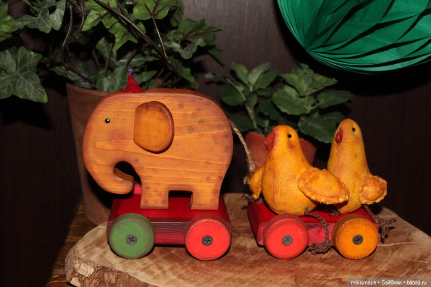 Деревянные игрушки или моя подготовка к Пасхе