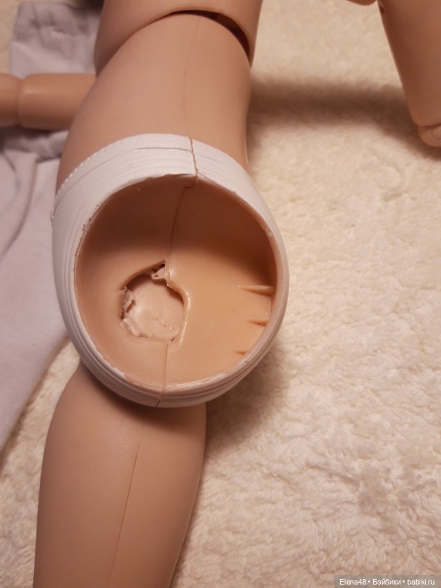 Ремонт Джолинки — Ремонт и реставрация кукол: тело