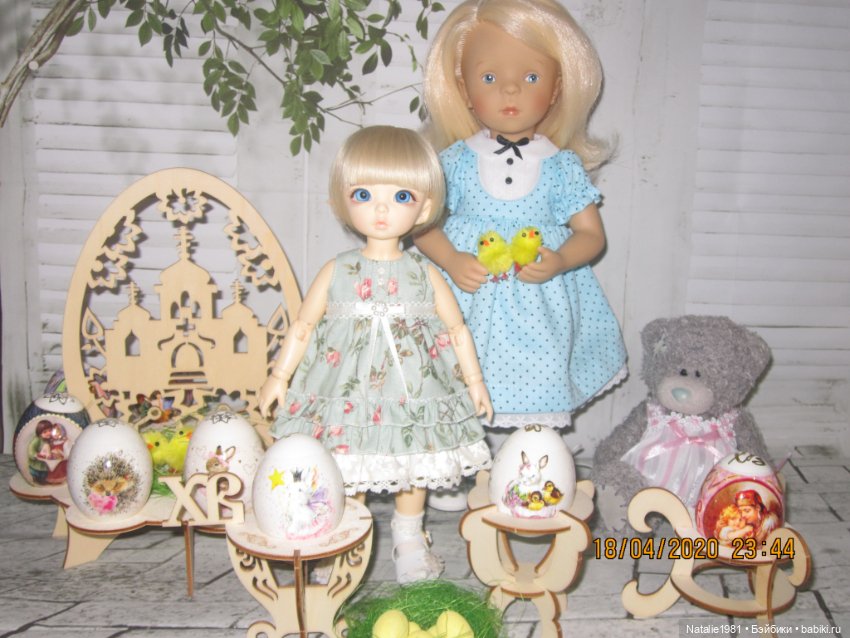 С Пасхой поздравляют мои кукложители (фото 10)