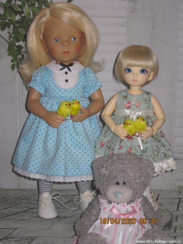 С Пасхой поздравляют мои кукложители