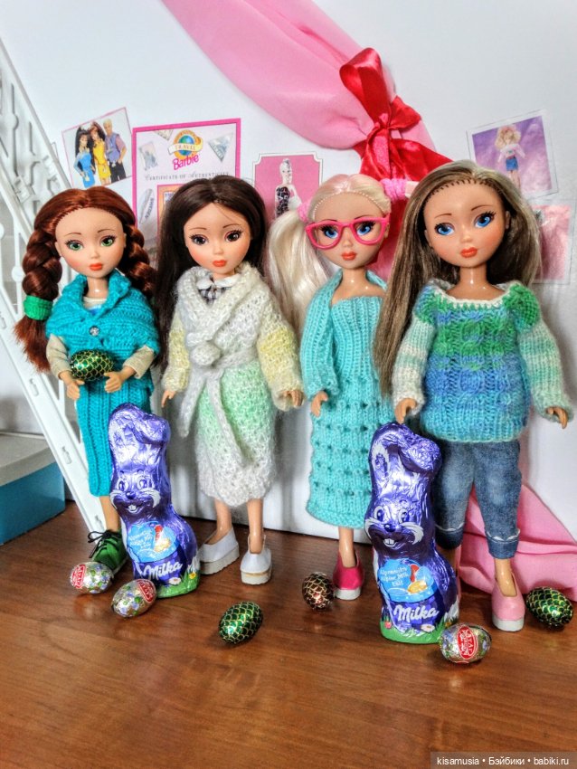 Умницы в вязаных нарядах — Российские куклы Весна
