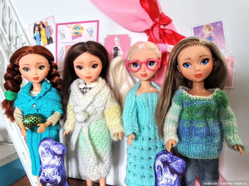 Умницы в вязаных нарядах — Российские куклы Весна