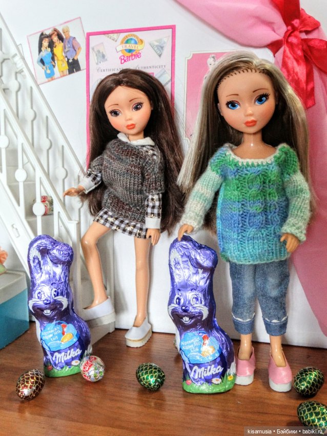 Умницы в вязаных нарядах — Российские куклы Весна (фото 9)