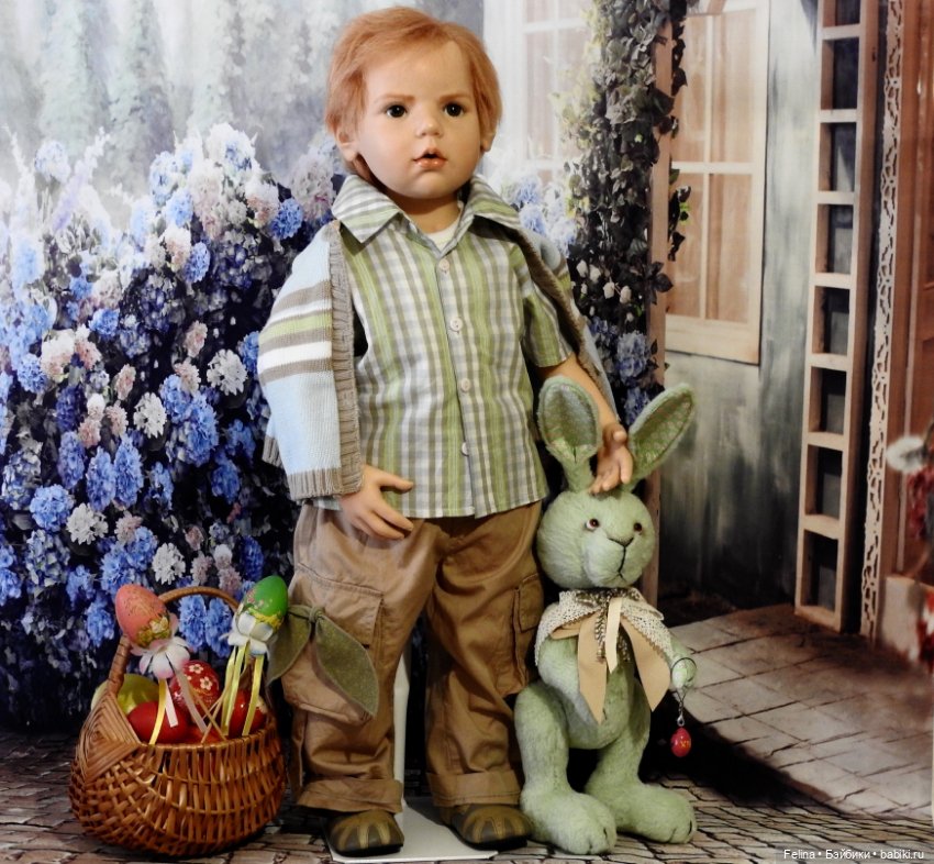 Праздничная неделя — Куклы Hildegard Gunzel (Гюнцель) из винила: Gotz (фото 4)