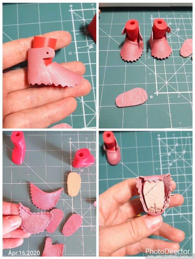 Мастер-класс: туфельки для Пепиты с выкройкой (фото 2)