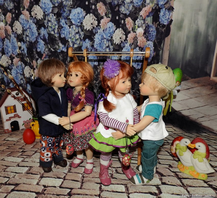 Куличей отведать гору и вагон яиц побить, Счастья, радости, здоровья, в Пасху радостным лишь быть