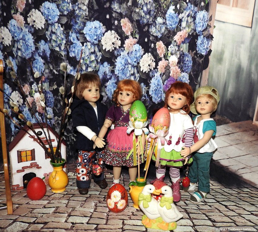 Куличей отведать гору и вагон яиц побить, Счастья, радости, здоровья, в Пасху радостным лишь быть