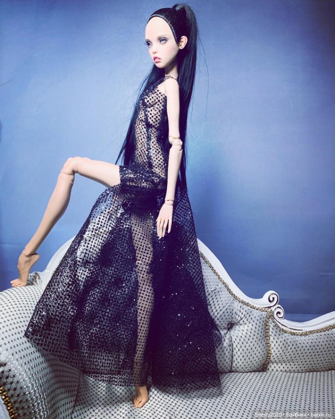 Вечернее платье и Пивит — Куклы Popovy Sisters (Сестры Поповы): авторские BJD (фото 4)