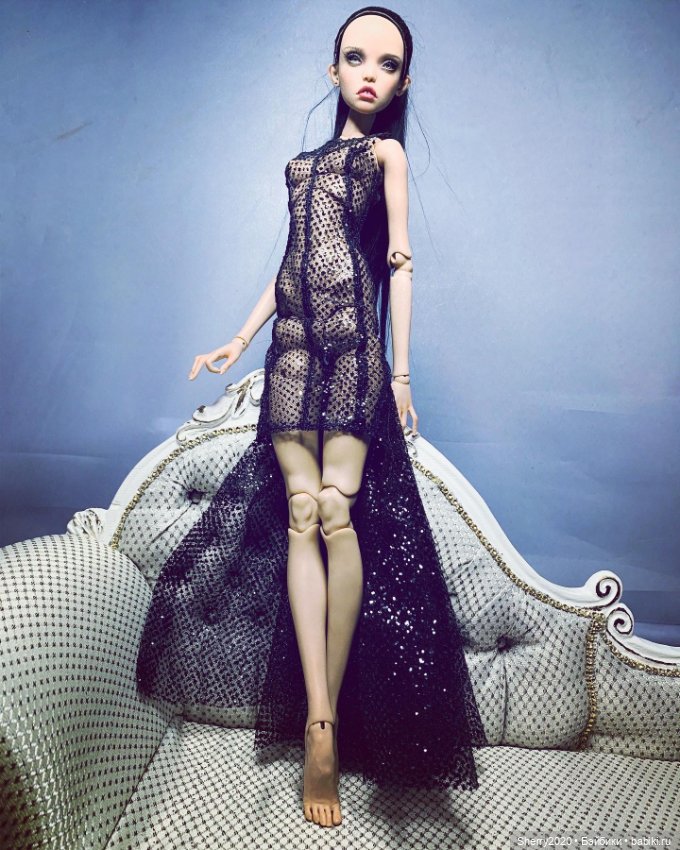 Вечернее платье и Пивит — Куклы Popovy Sisters (Сестры Поповы): авторские BJD (фото 3)
