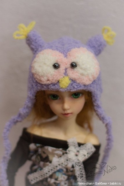 Шапочки — Одежда и обувь для кукол BJD (БЖД): 1/3 (фото 8)