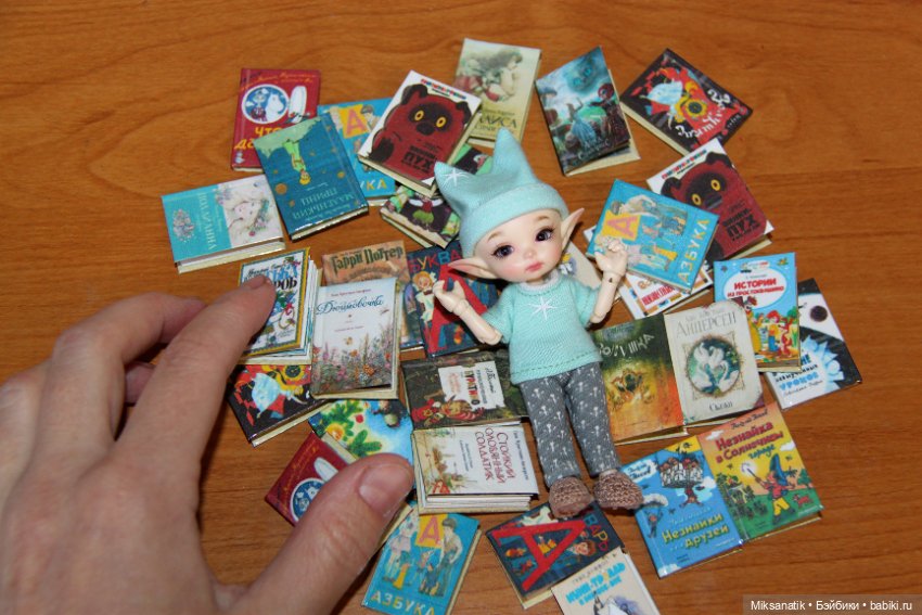 Миниатюрные книги для Realpuki и IttyBritty (фото 5)