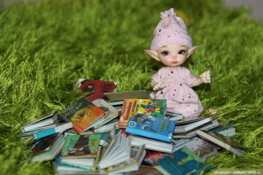 Миниатюрные книги для Realpuki и IttyBritty