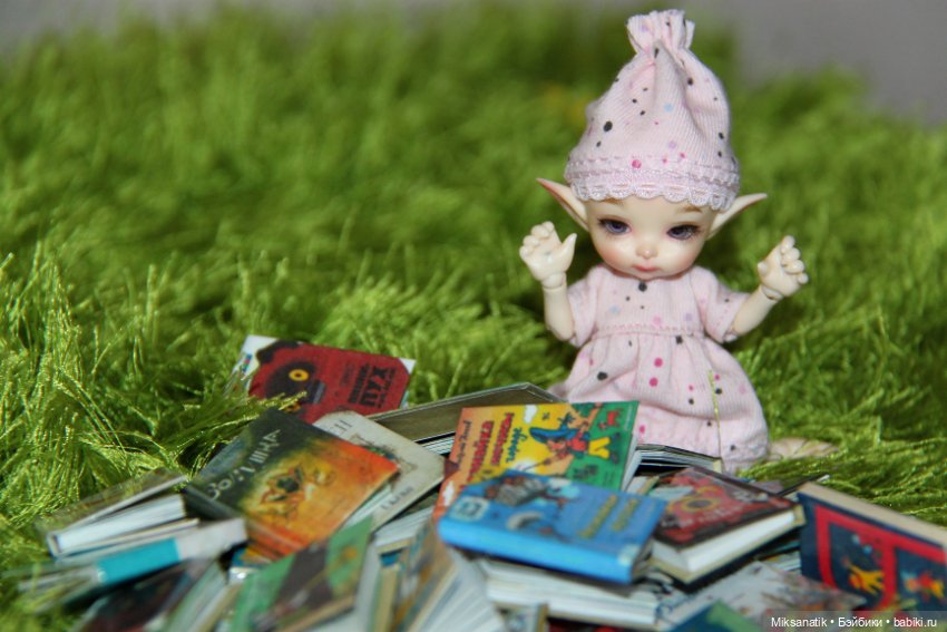 Миниатюрные книги для Realpuki и IttyBritty