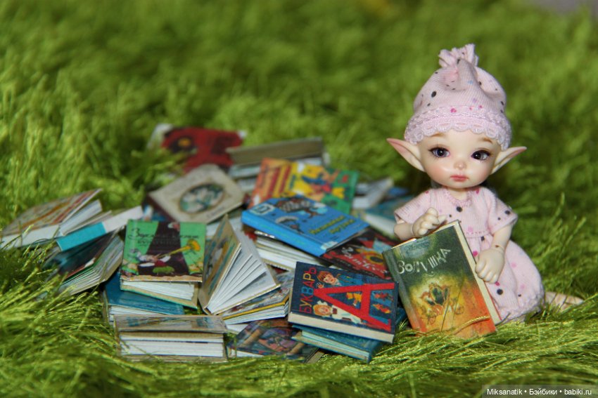 Миниатюрные книги для Realpuki и IttyBritty