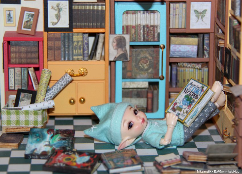 Миниатюрные книги для Realpuki и IttyBritty