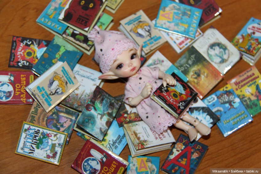 Миниатюрные книги для Realpuki и IttyBritty