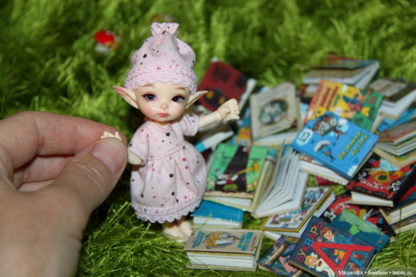 Миниатюрные книги для Realpuki и IttyBritty