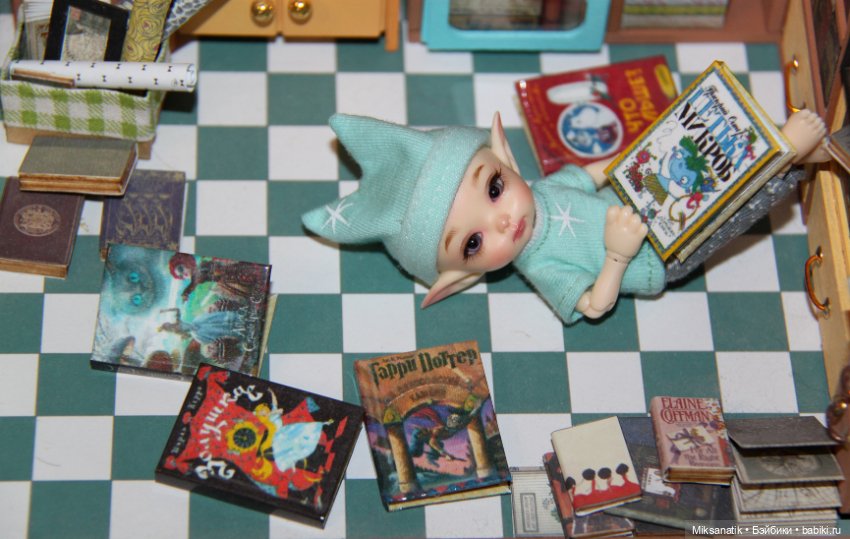 Миниатюрные книги для Realpuki и IttyBritty