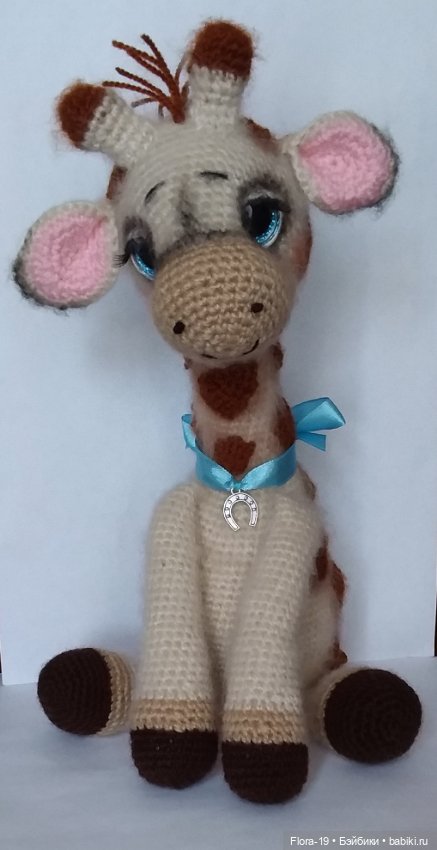 Милый Жирафик — Вязаные игрушки и амигуруми: крючком