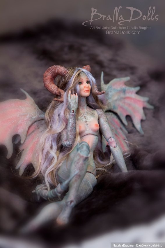 Демон — Авторские шарнирные куклы своими руками: лепка