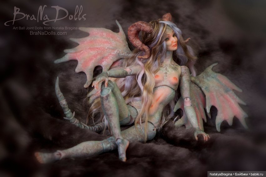 Демон — Авторские шарнирные куклы своими руками: лепка