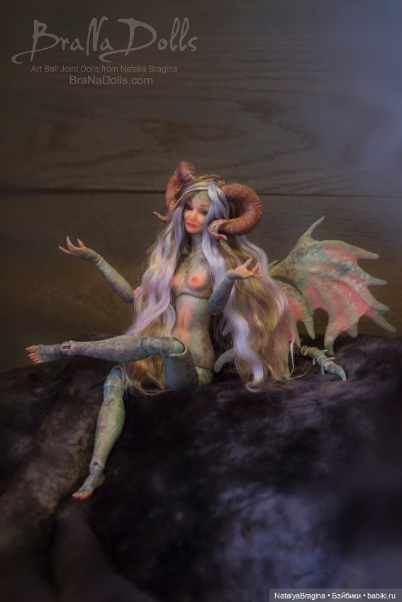 Демон — Авторские шарнирные куклы своими руками: лепка (фото 4)