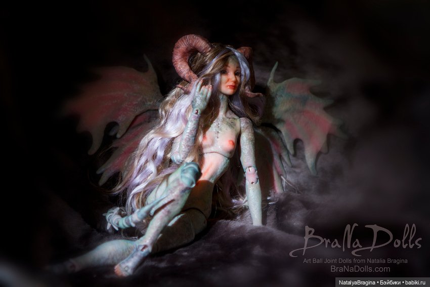 Демон — Авторские шарнирные куклы своими руками: лепка