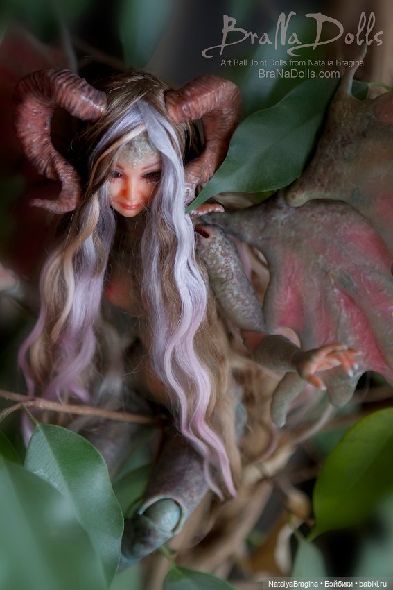 Демон — Авторские шарнирные куклы своими руками: лепка (фото 2)