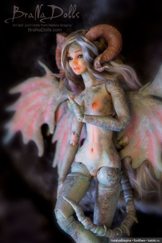 Демон — Авторские шарнирные куклы своими руками: лепка