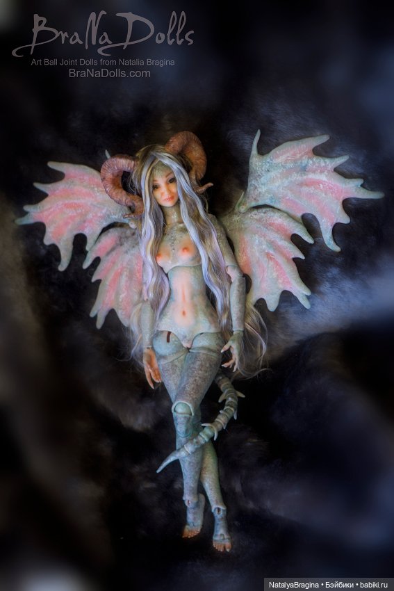 Демон — Авторские шарнирные куклы своими руками: лепка (фото 9)